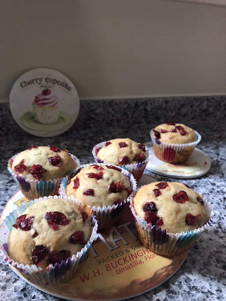 少女心的香蕉蔓越莓玛芬