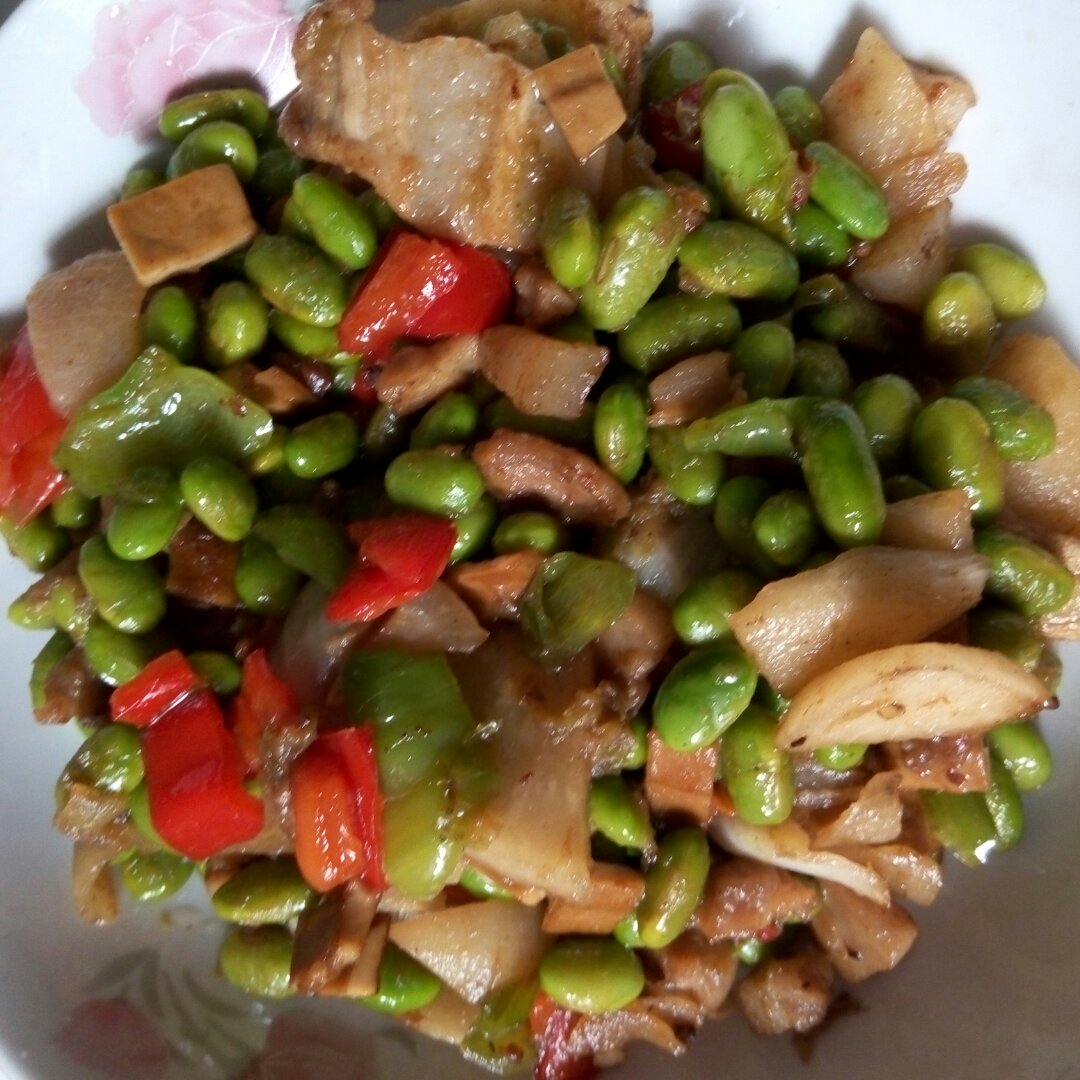 手机用户4665_lyqh做的毛豆米炒香干