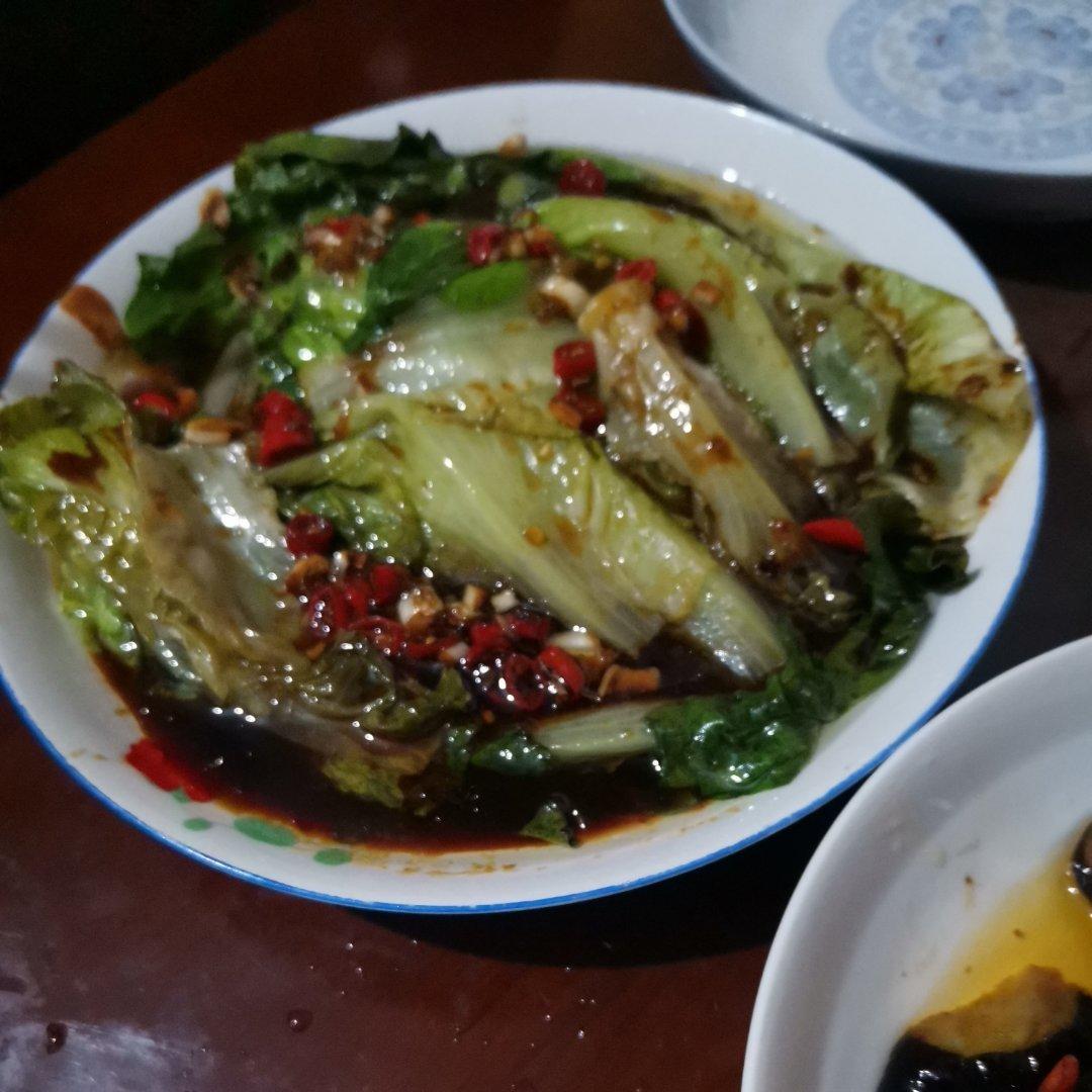 白灼生菜——减脂餐