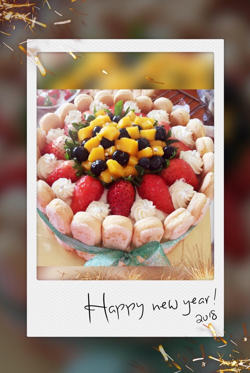 各种简易式水果蛋糕装饰
