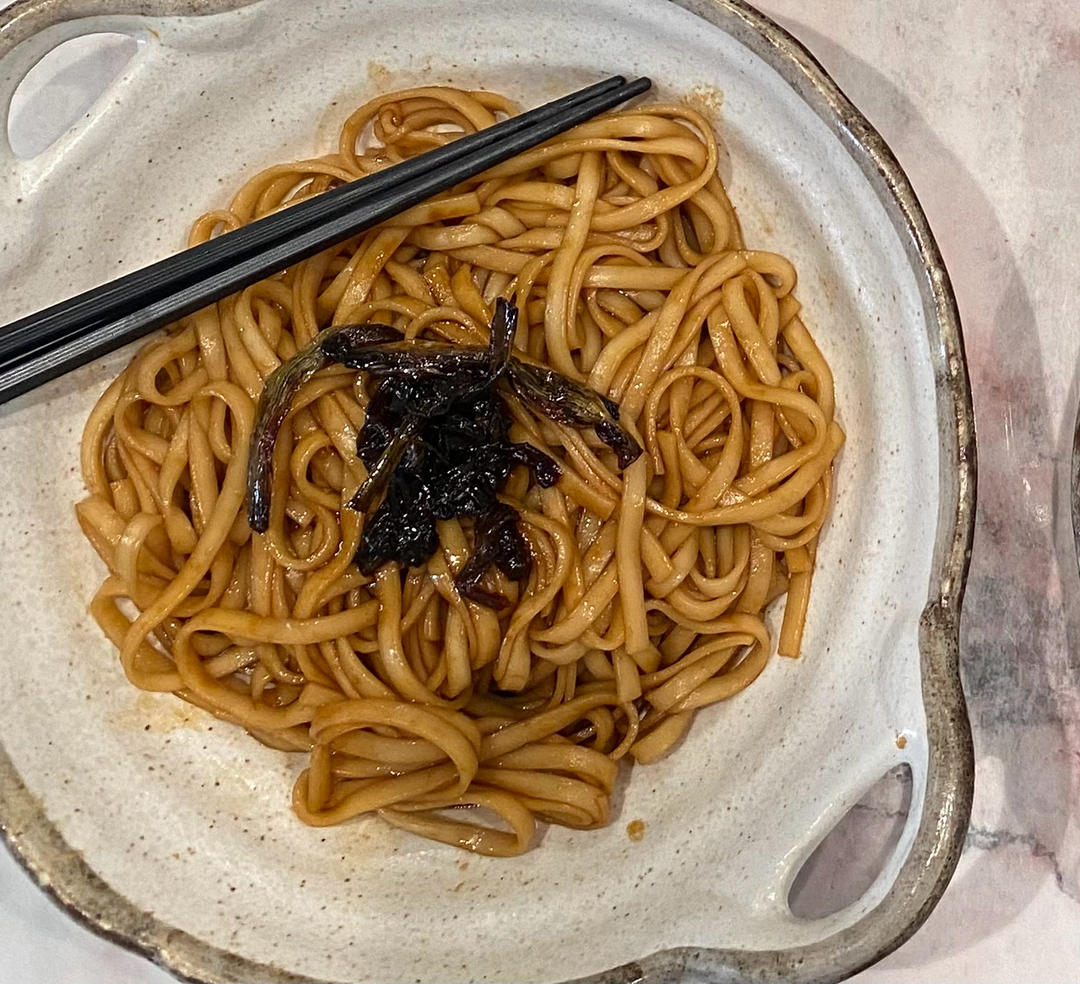葱油拌面的做法