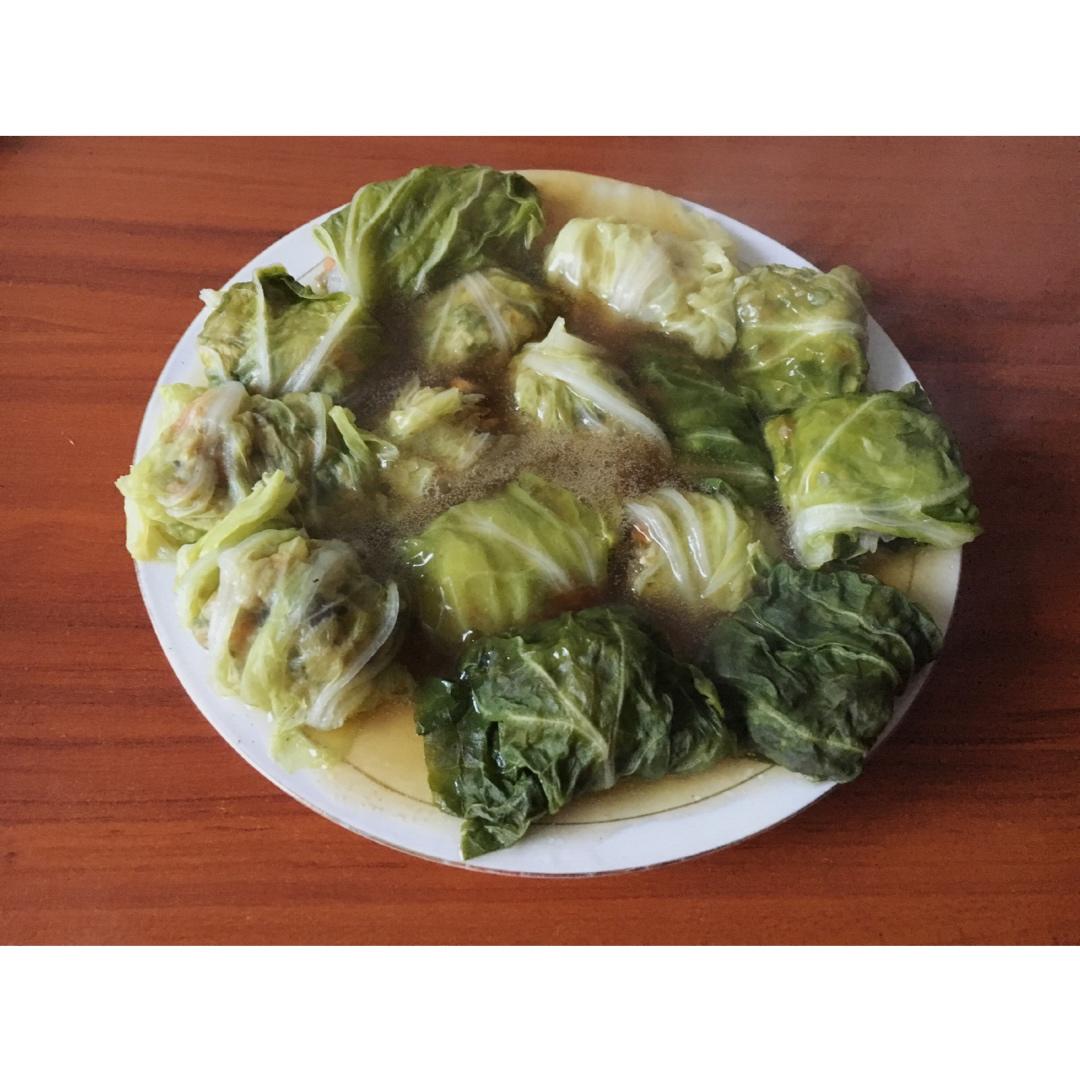 肉酿白菜卷