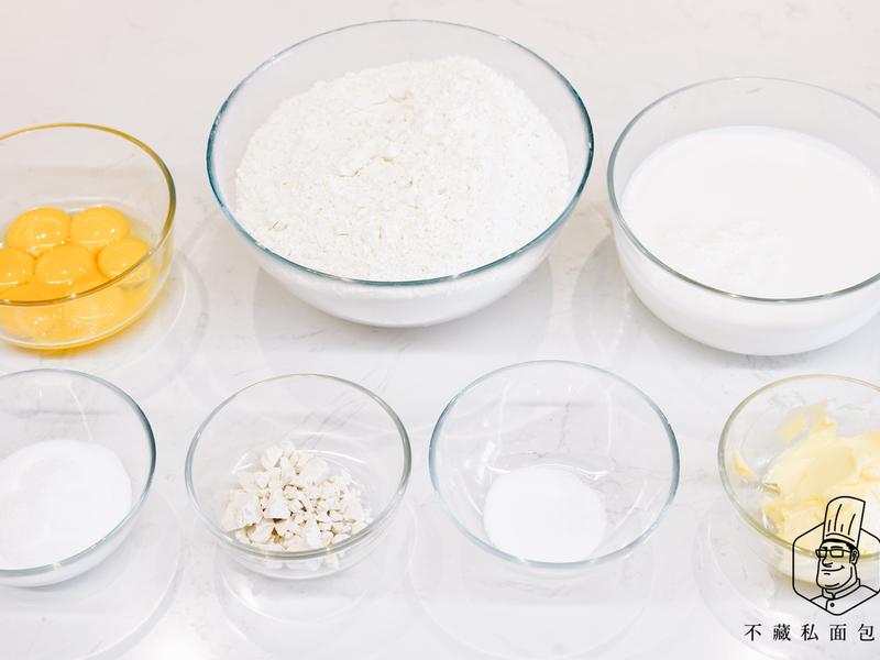 纯奶手撕吐司的做法 步骤1