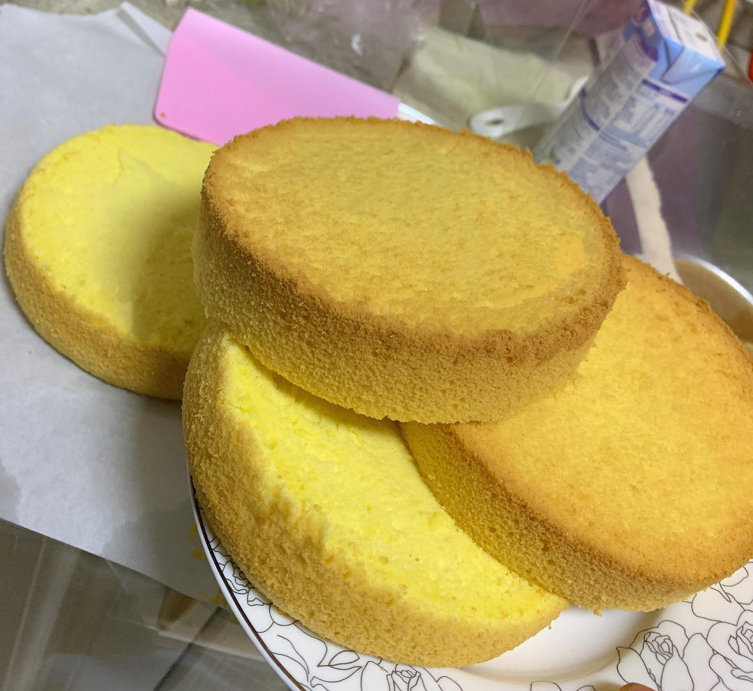 6寸，8寸，10寸戚风蛋糕配方（已更新）