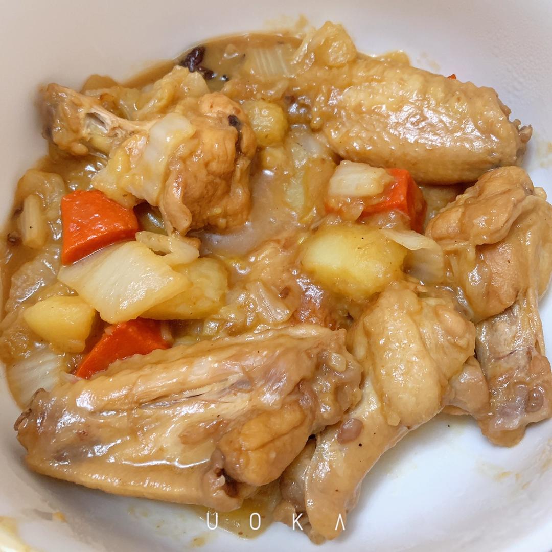 土豆焖鸡腿