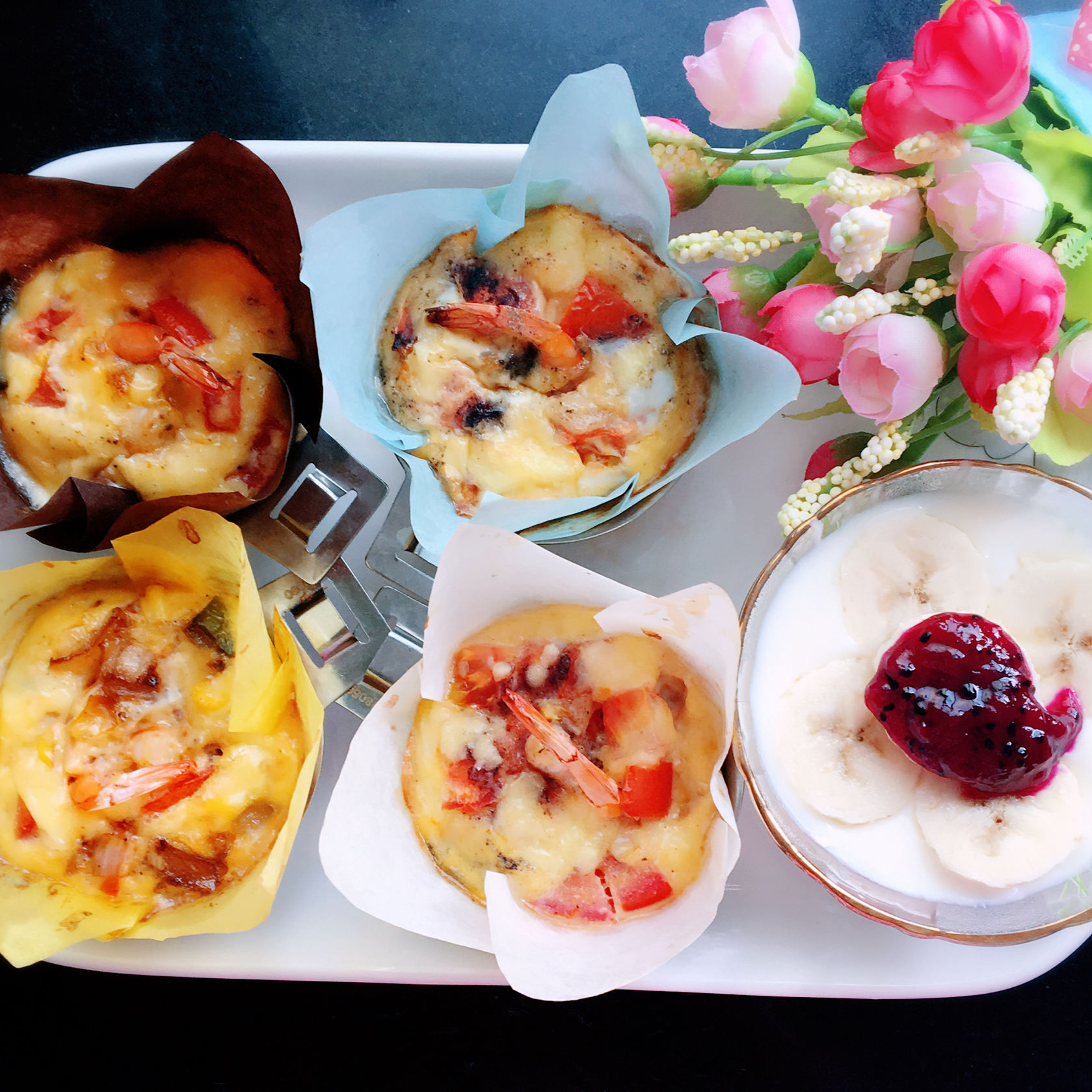 早餐鸡蛋杯cupcake Frittata