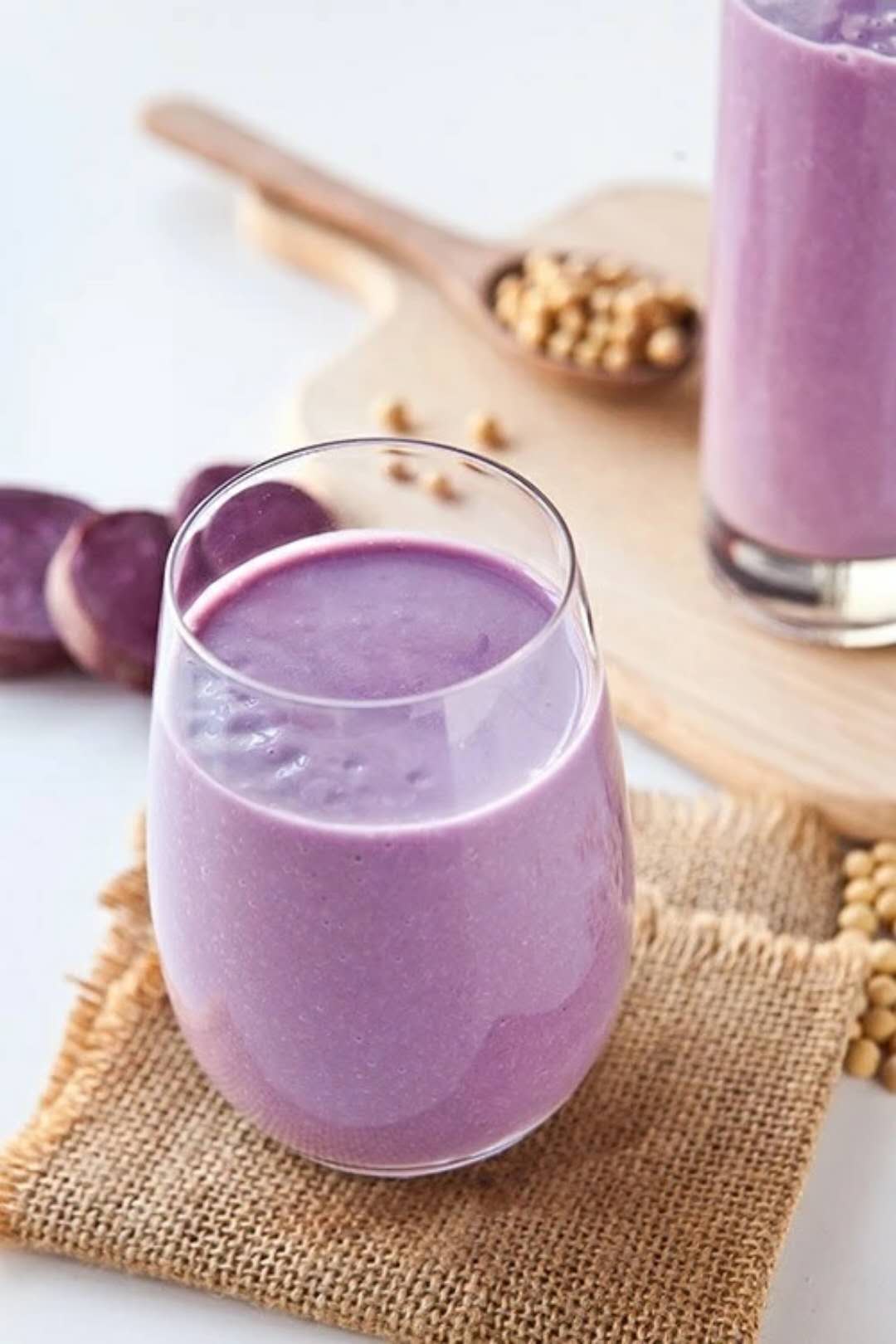 紫薯燕麦豆浆--有益肠道健康（Vitamix版）的做法 步骤4