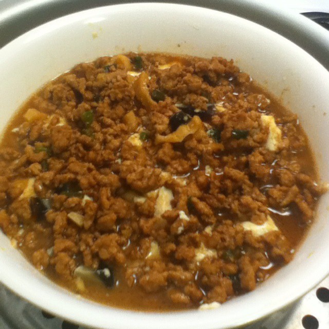 肉末蒸豆腐