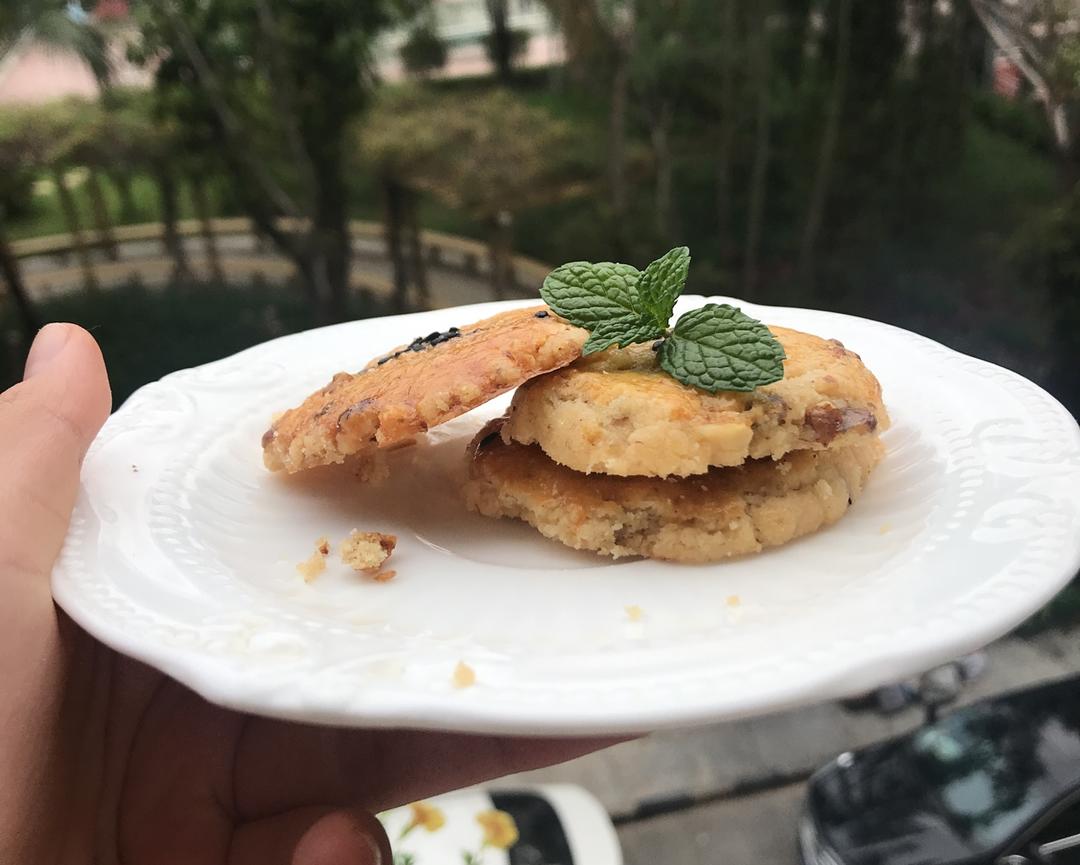 酥到掉渣的桃酥😂好吃到哭的做法