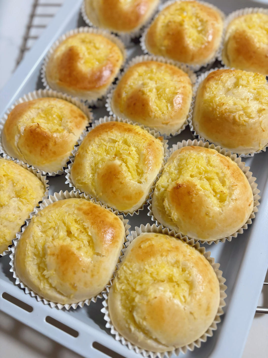 馋哭了隔壁小孩❗️好吃到停不下来的椰蓉面包