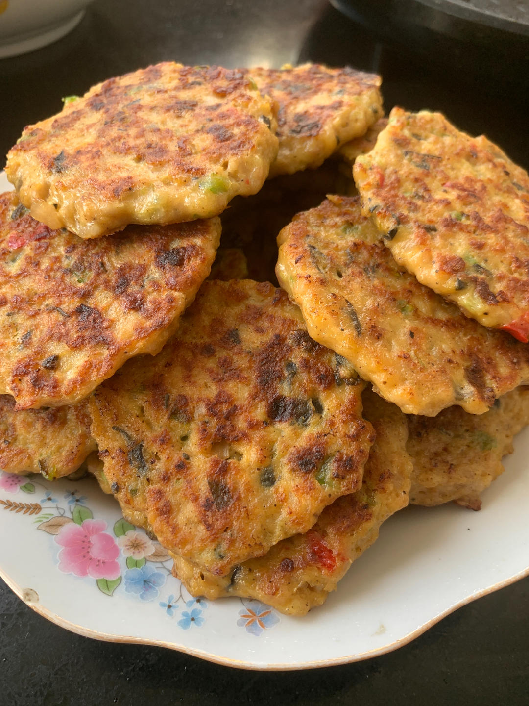 南通味道—五彩丝瓜文蛤饼