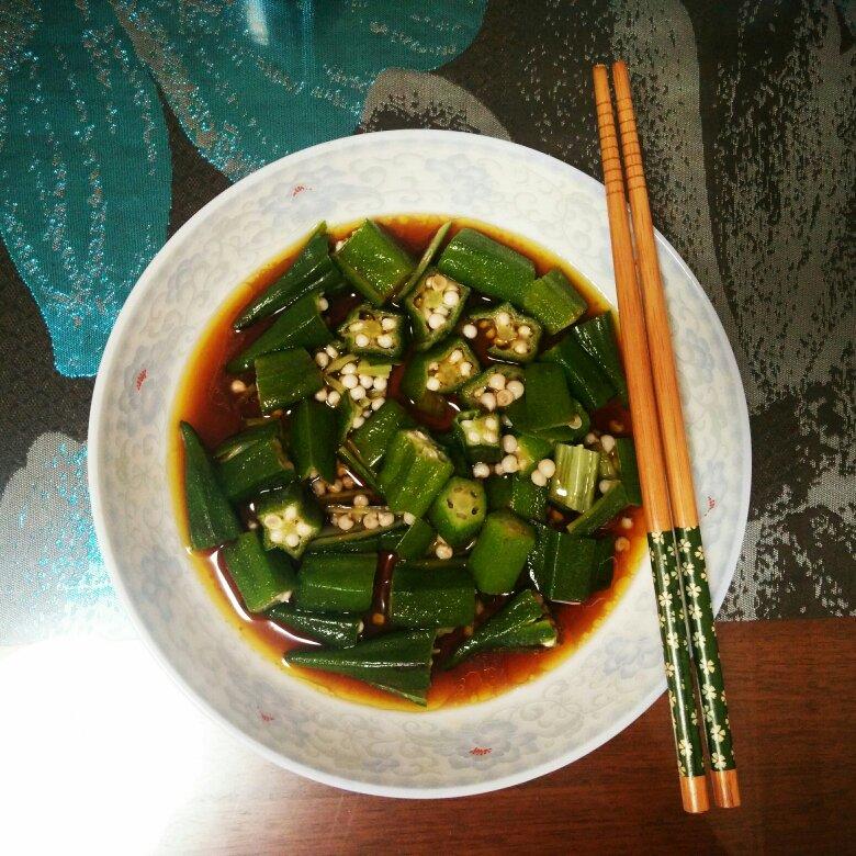 【白灼秋葵】清爽简单