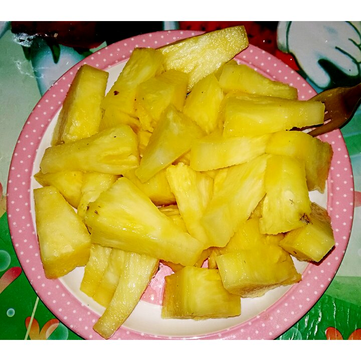 big猪做的在家切凤梨(菠萝)—阿q私家小厨