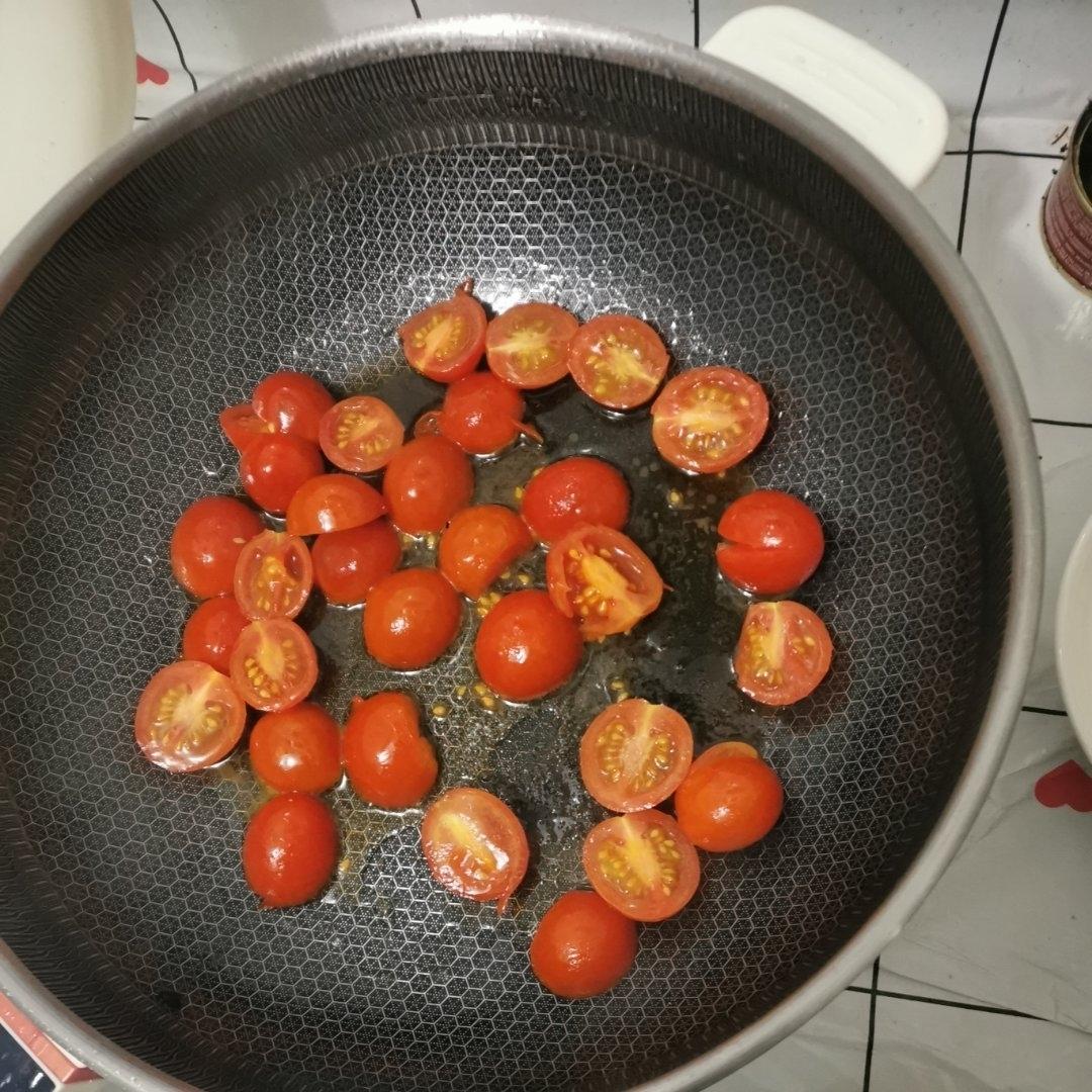 西红柿炒菜花（夏季开胃菜）