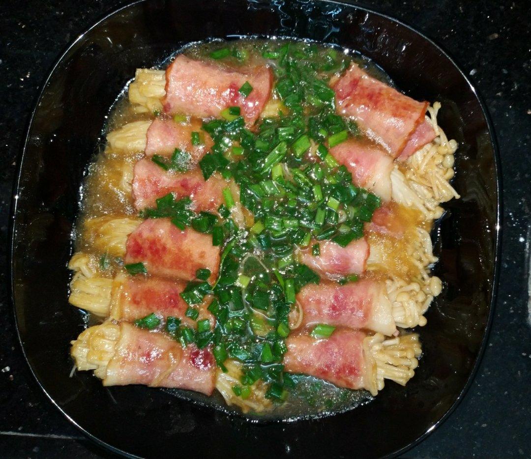 金针菇培根卷
