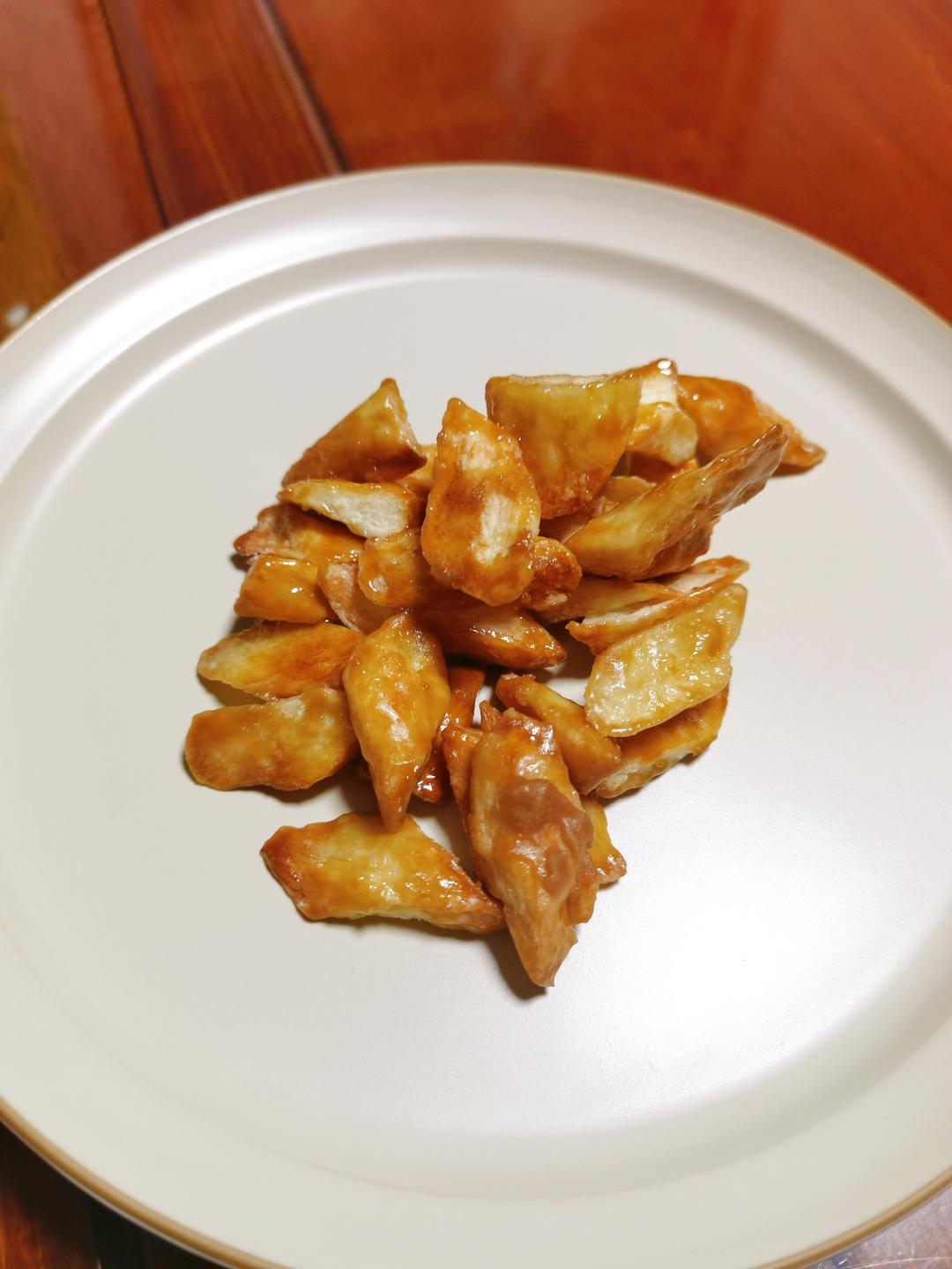 拔丝山药（一分钟学做菜）香脆拉丝