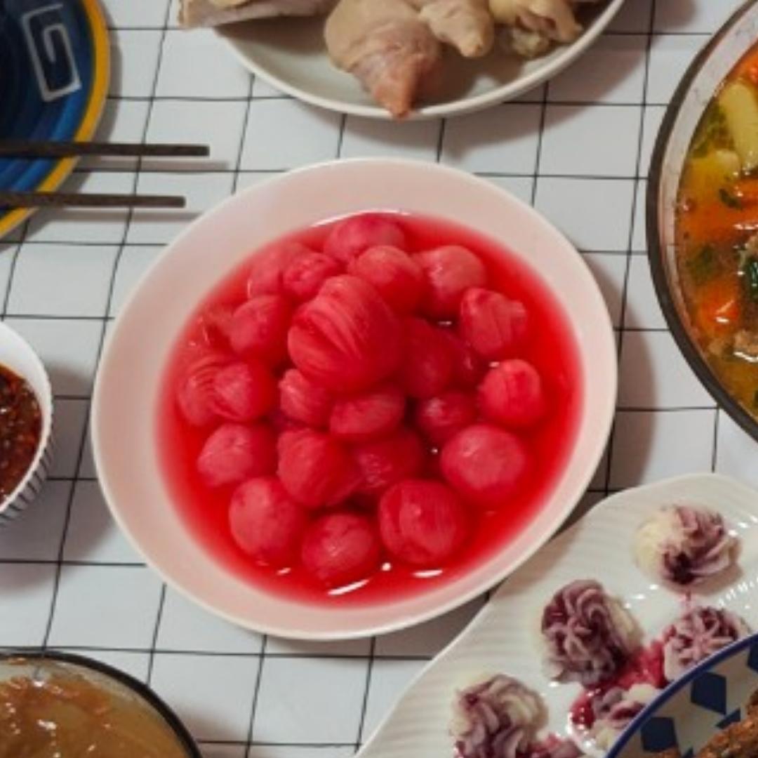 年夜饭头道菜～鸿运当头（樱桃小萝卜）