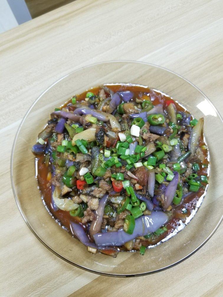 红烧肉沫茄子