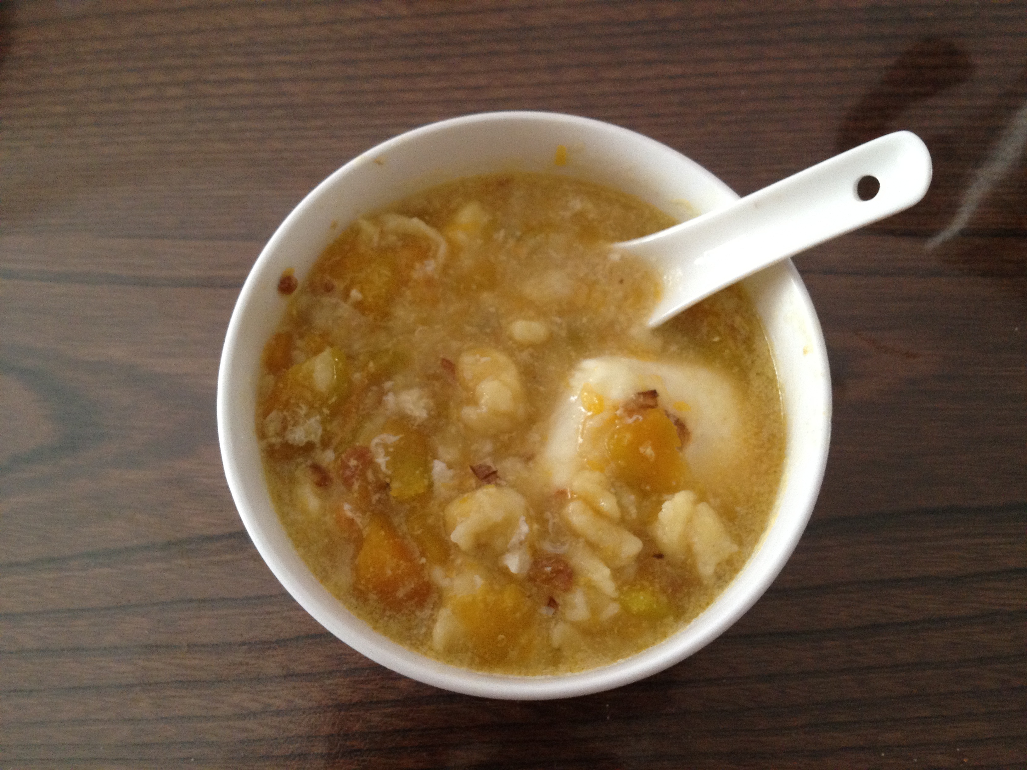 青菜鸡蛋面疙瘩汤