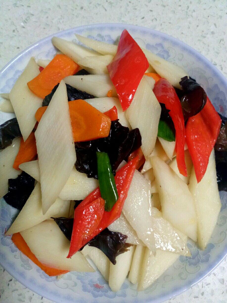 木耳炒山药
