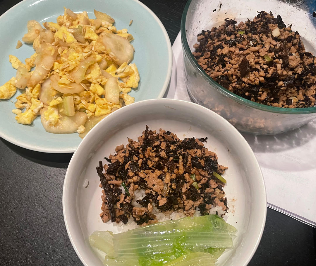 梅干菜炒肉末