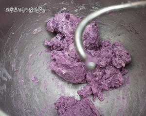 丑萌丑萌的紫薯面包~少糖健康，好吃又可爱~的做法 步骤7