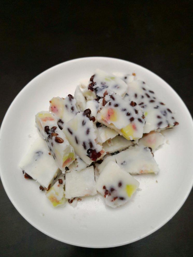 自制水果炒酸奶