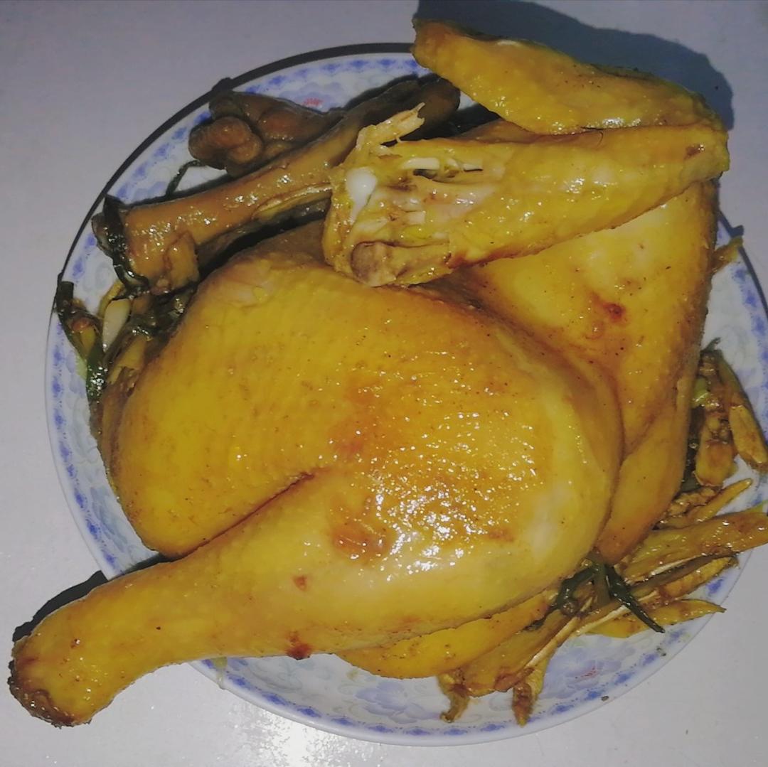 电饭煲版盐焗鸡