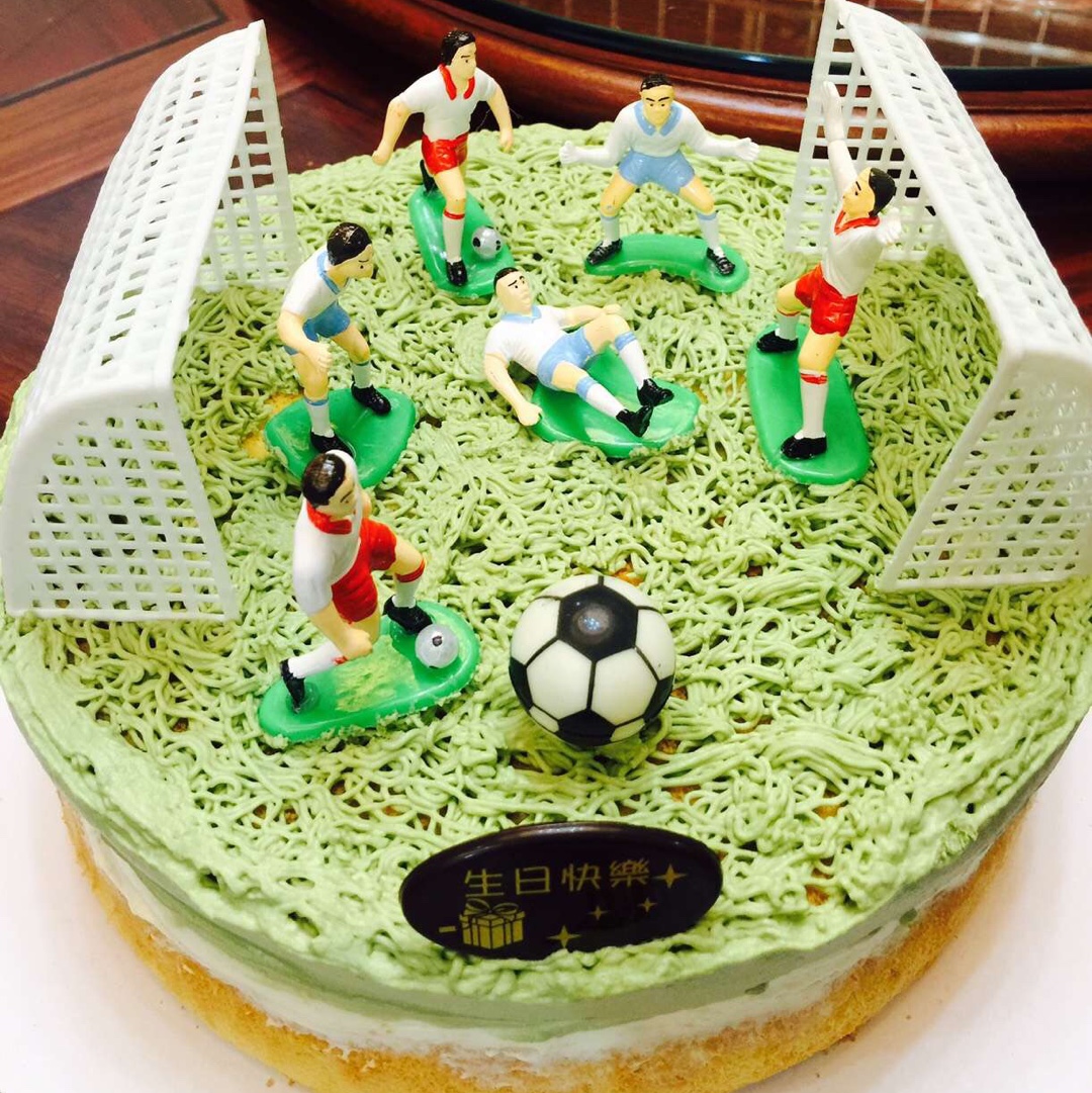 jane3260做的足球场蛋糕