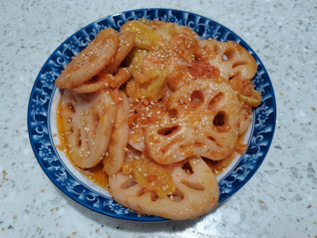 比糖醋里脊还要好吃的空炸糖醋藕片