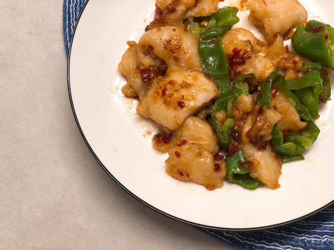 一道下饭菜香辣龙利鱼