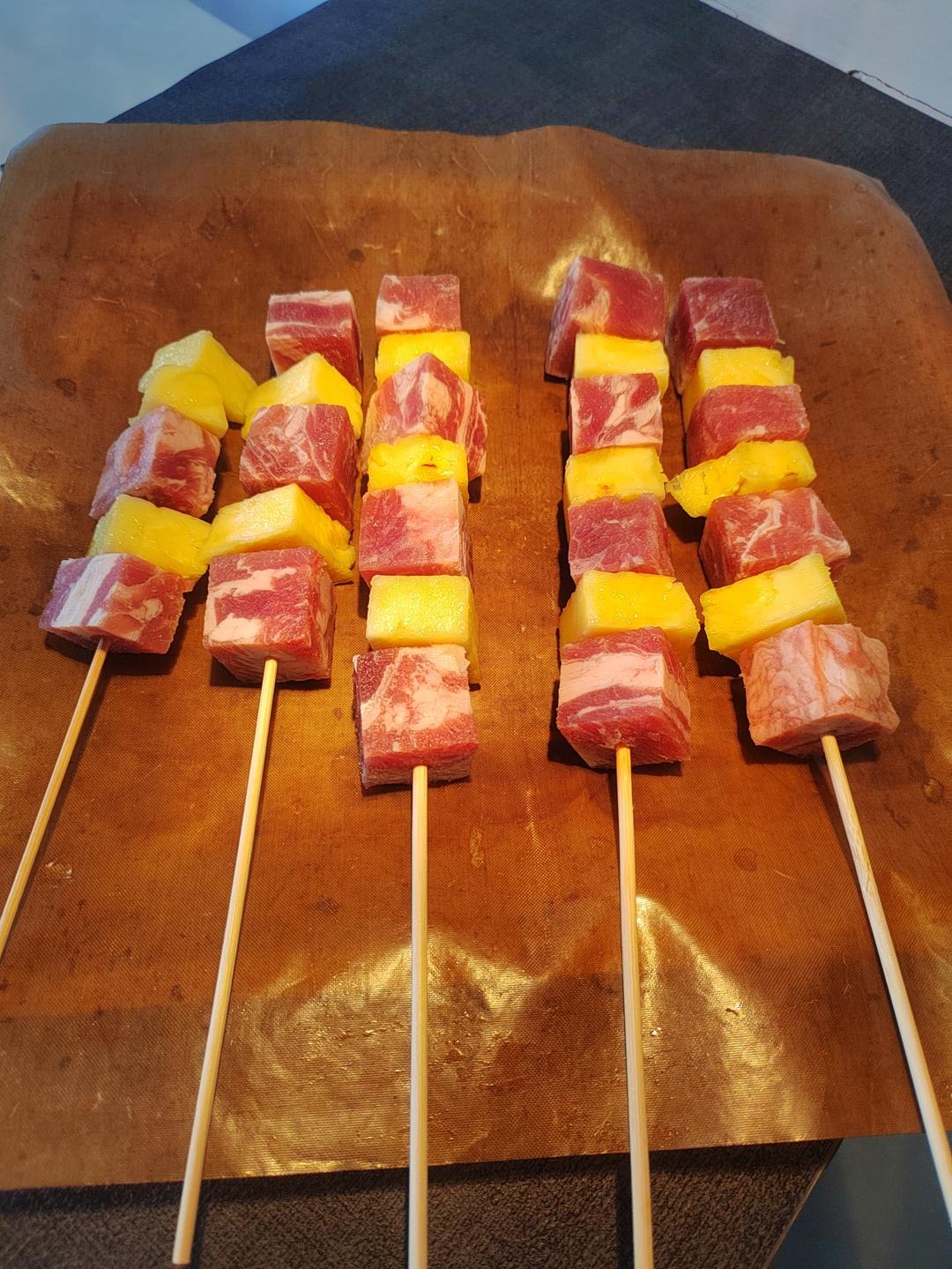 【空气炸锅】菠萝牛肉粒