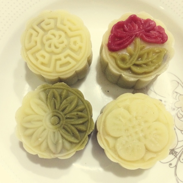 传说中的大班冰皮月饼 终于能尝到啦～