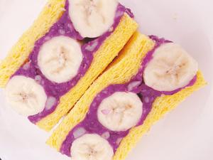 紫薯芋泥香蕉卷的做法 步骤1