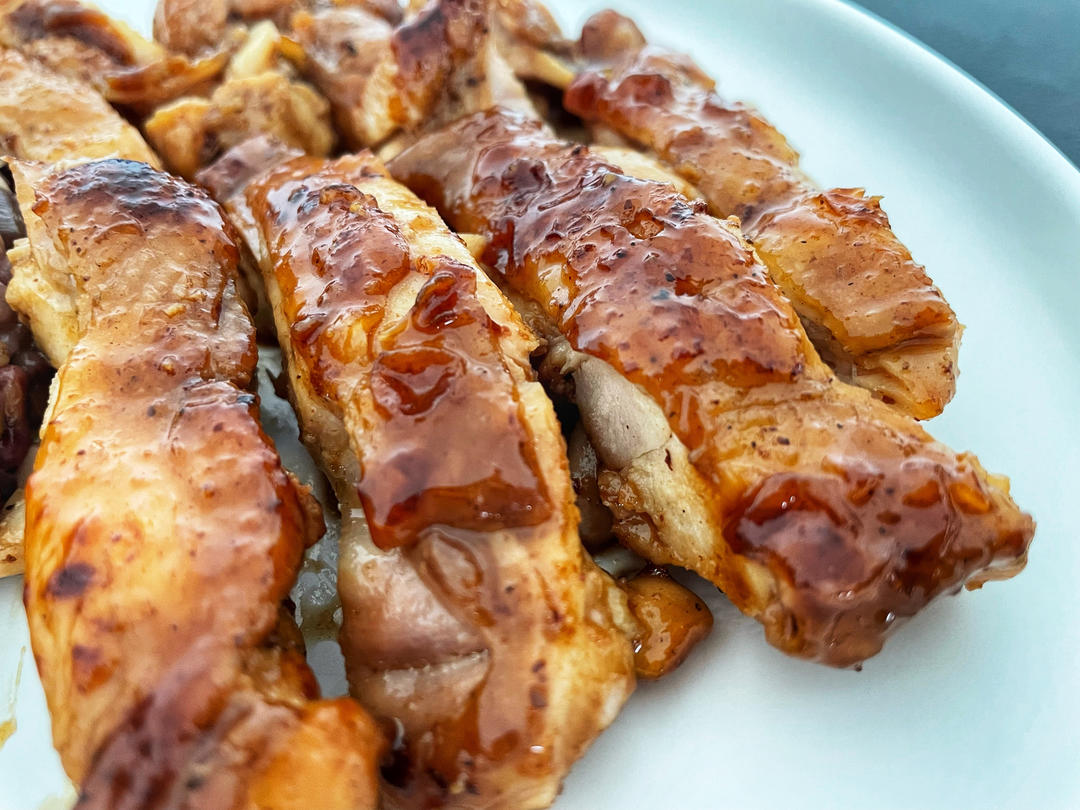 不放一滴油的照烧鸡腿饭
