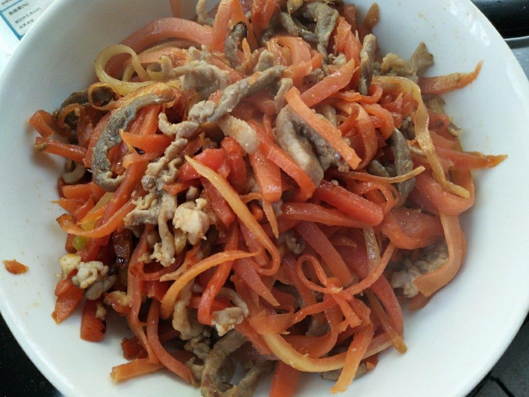 胡萝卜炒肉