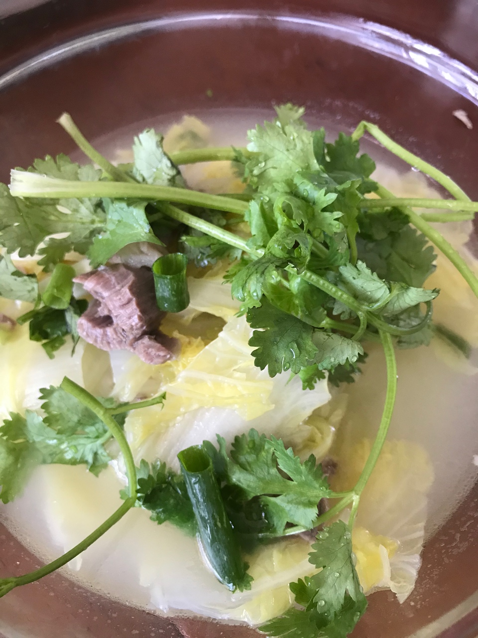 白菜羊肉汤及新鲜羊肉炖煮方法的做法