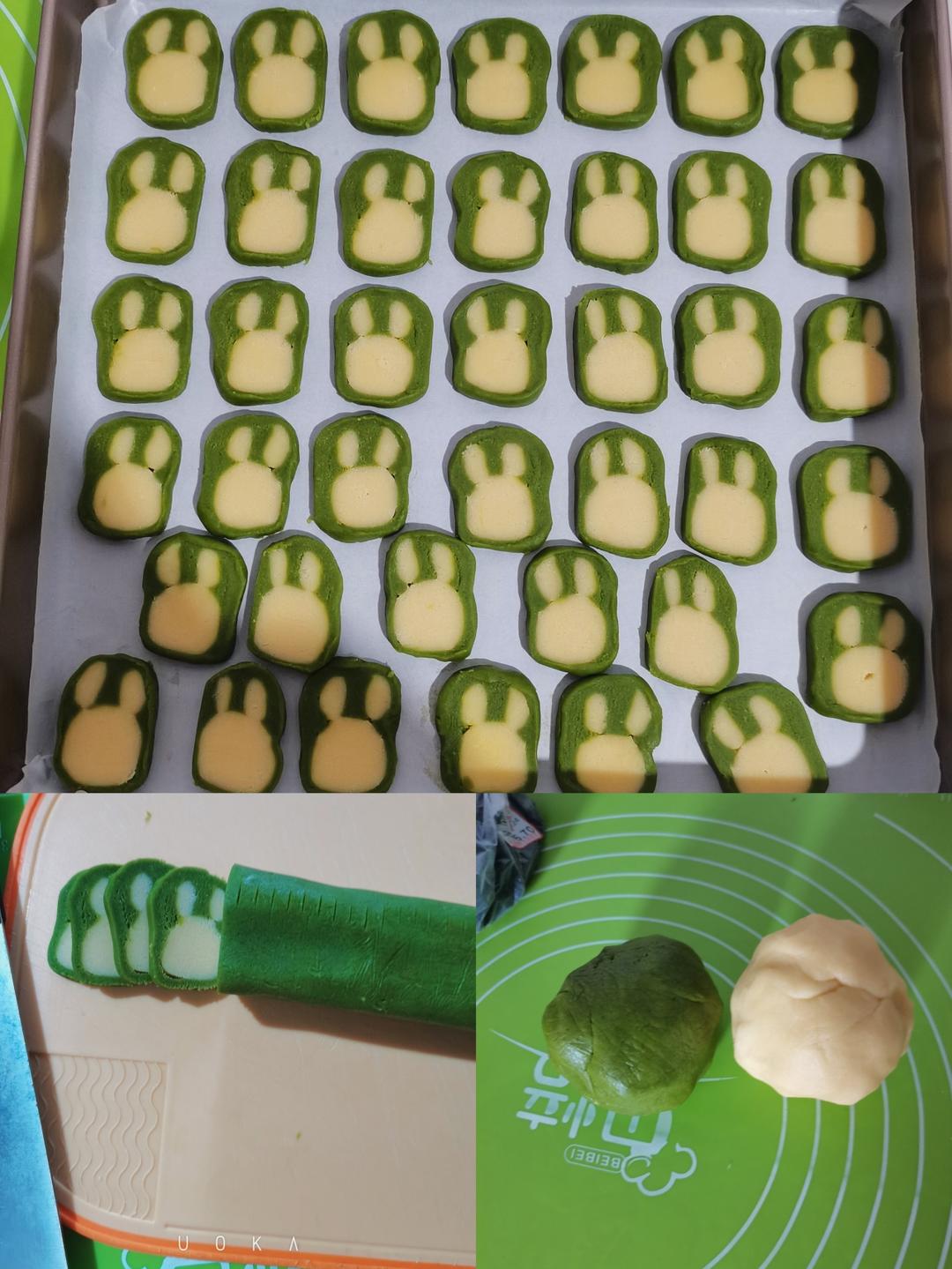 抹茶兔子🐰曲奇饼干