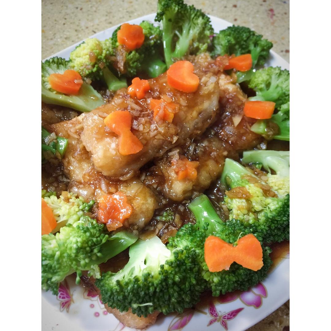 姜汁铁板豆腐