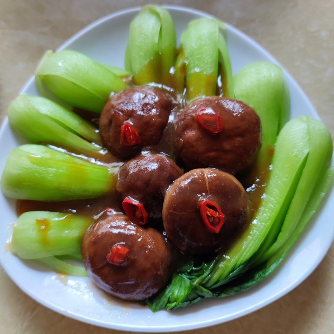 蚝油香菇青菜