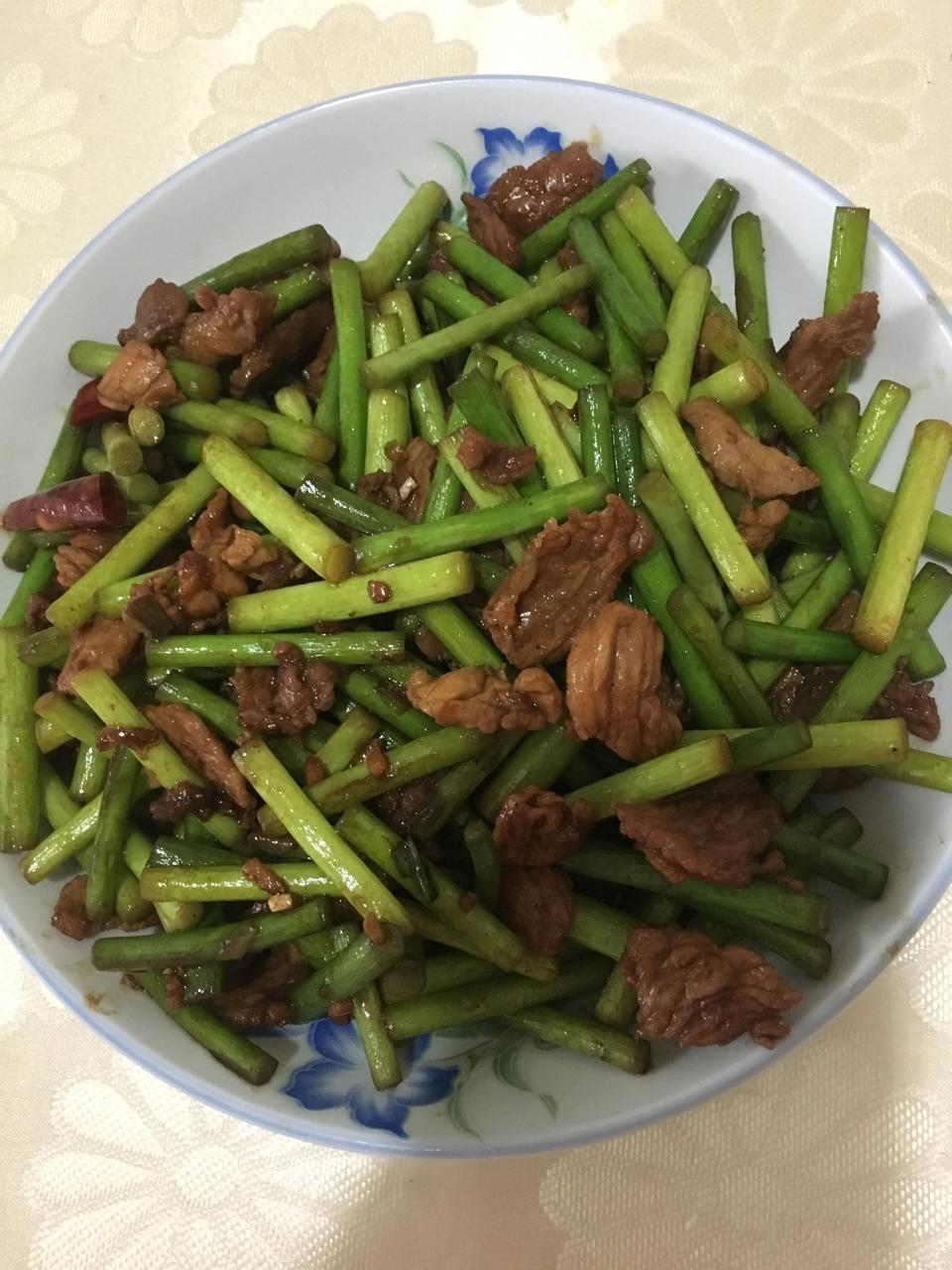 蒜薹炒肉