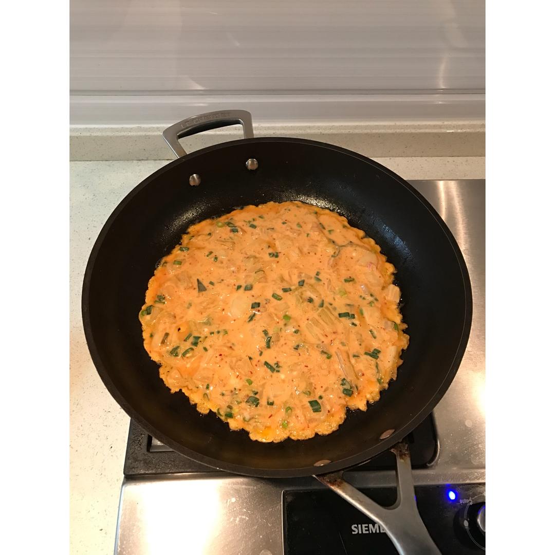 堂妈教你做泡菜饼