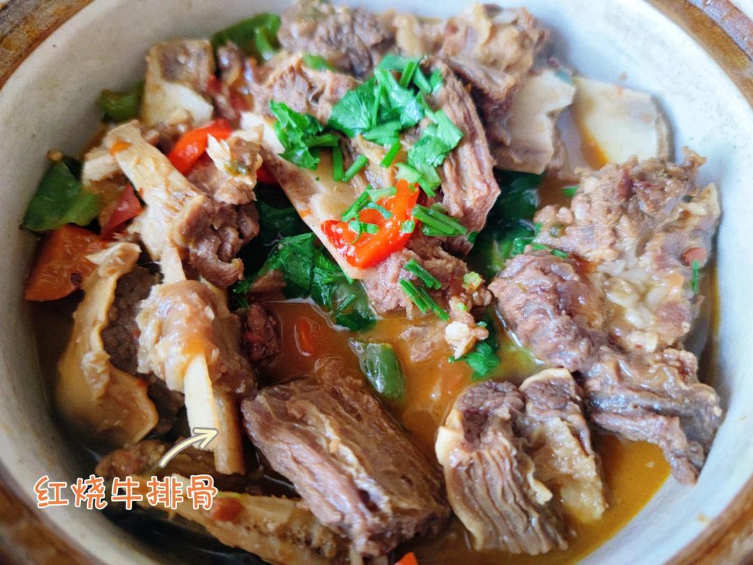 家常红烧牛排骨