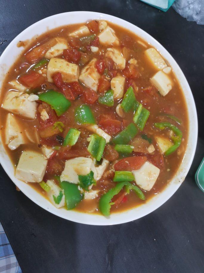 我要变瘦的吧做的西红柿炒豆腐