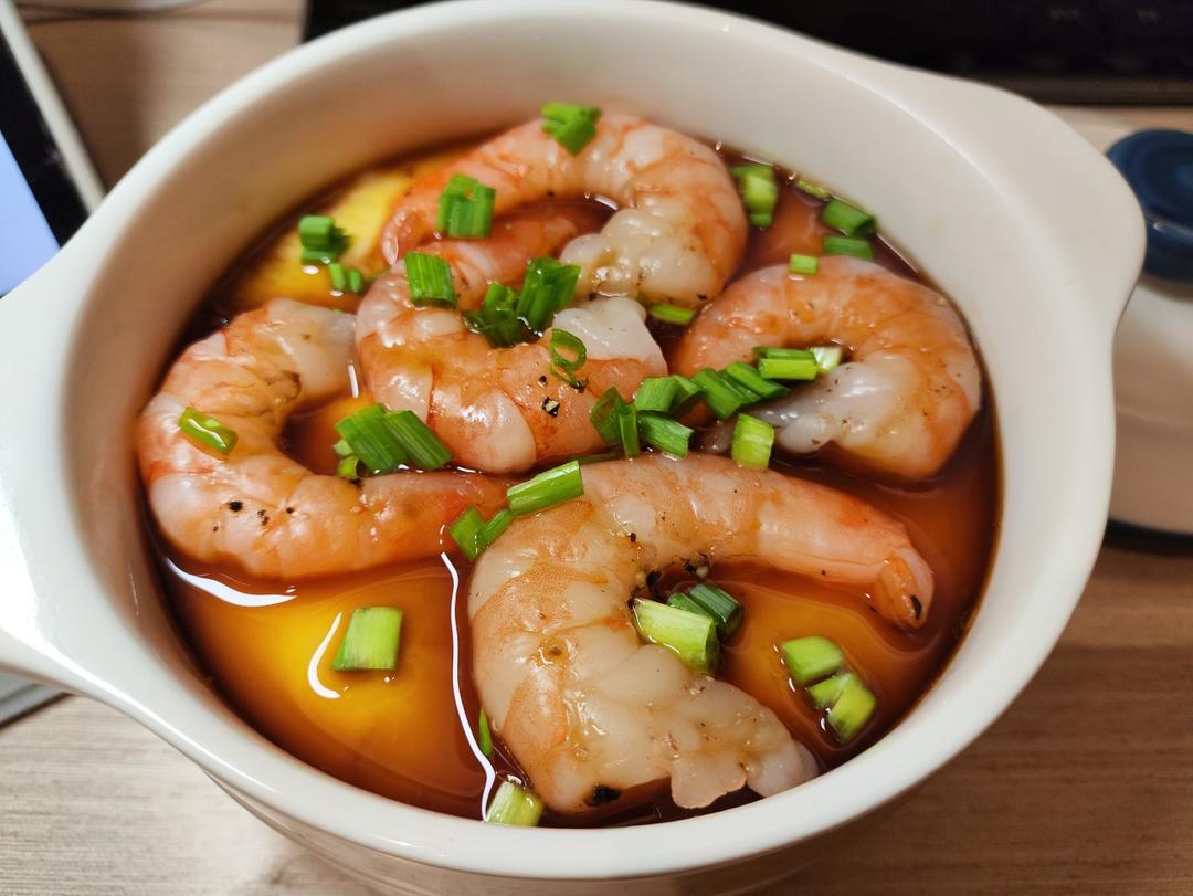 虾仁蒸蛋