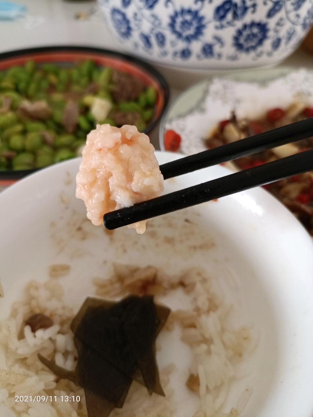 不加粉的Q弹虾滑