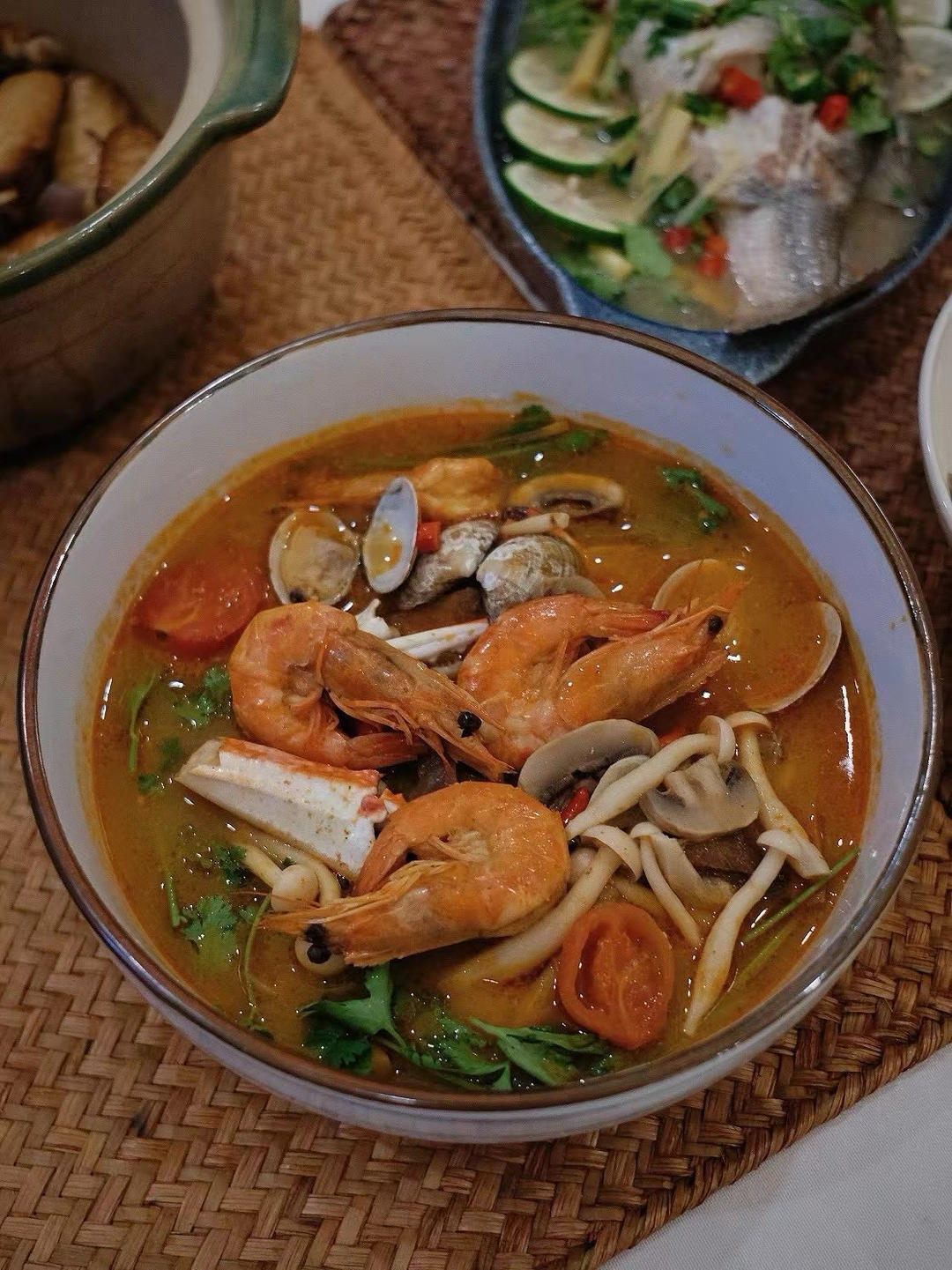 被夸爆的冬阴功汤【泰国学厨】超级好操作！