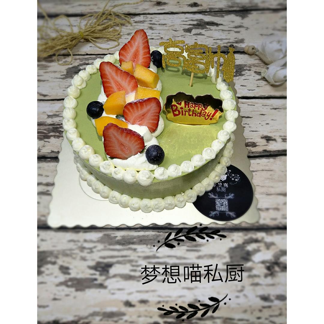 抹茶冻芝士蛋糕