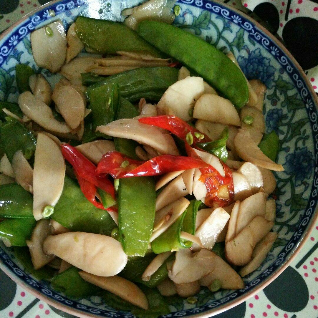 录取你的美做的杏鲍菇炒荷兰豆