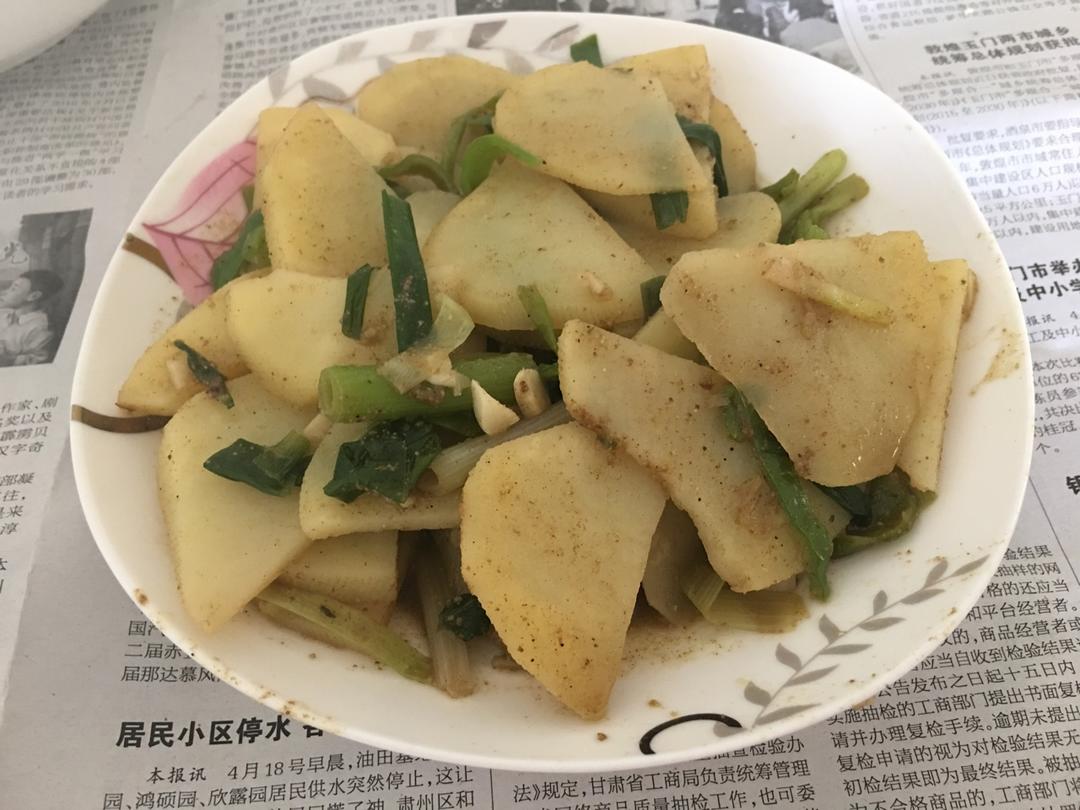 干锅土豆片